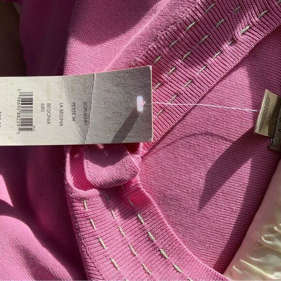 Vintage Sigrid Olsen Pink Bow Sweater - Picture 12 of 16